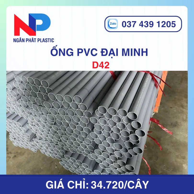 Ống Nhựa PVC 42 Đại Minh